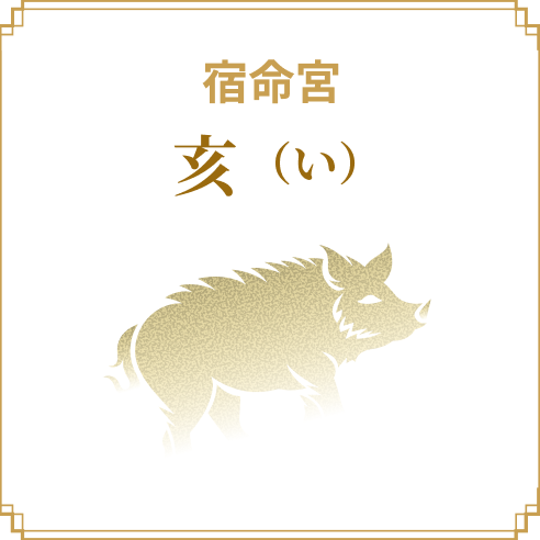 宿命宮 亥（い）